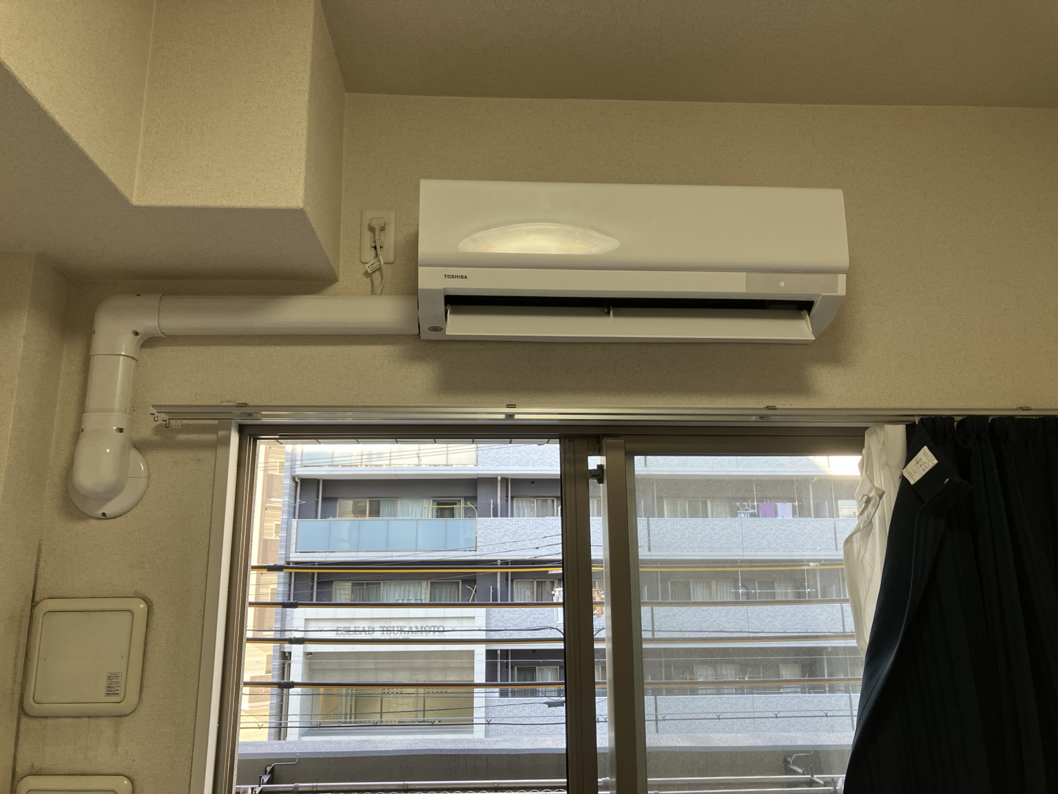 室内機取付後